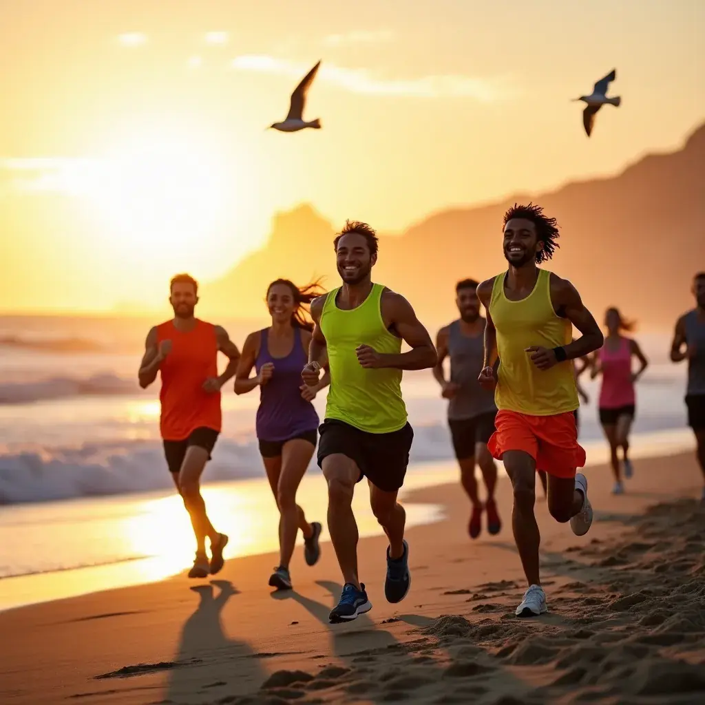 Pareja disfrutando de una caminata rápida en un entorno natural.